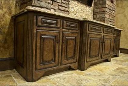 Rustic cabinets